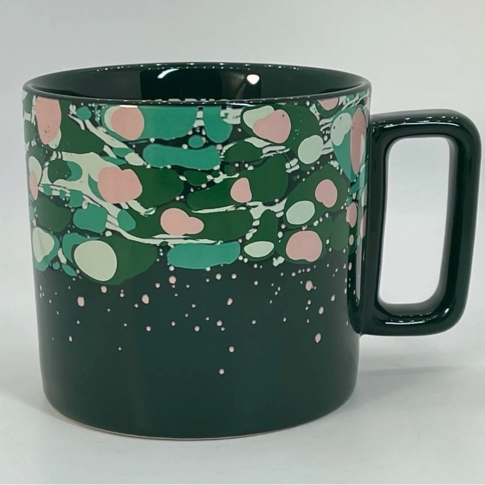 2022 Starbucks Christmas Pink & Green Cup Mug - Picture 2 of 3